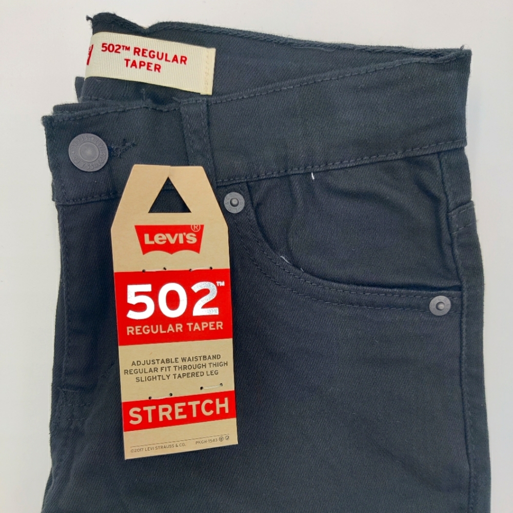 Boys Size 10 Black Levi's 502 Jeans